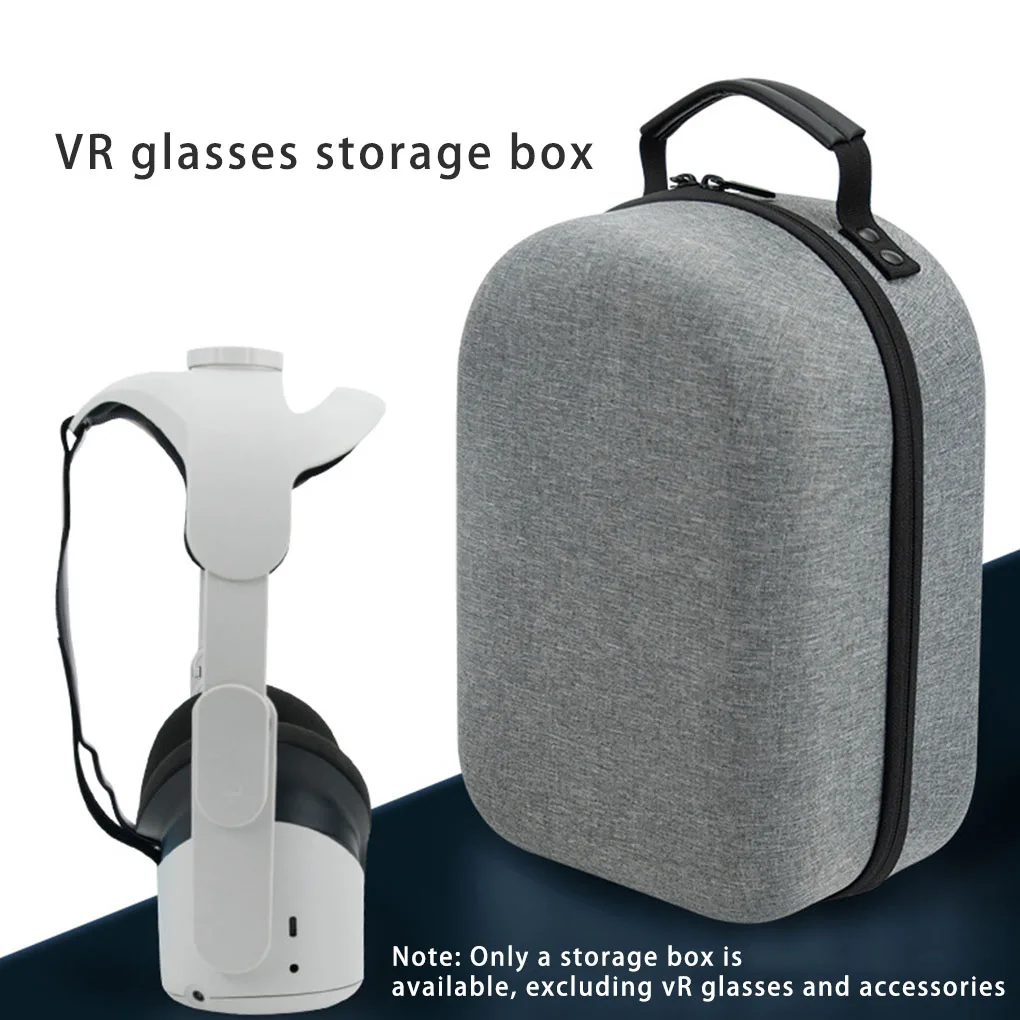 

VR Carrying Case EVA Headset Protective Bag Storage Box Accessories