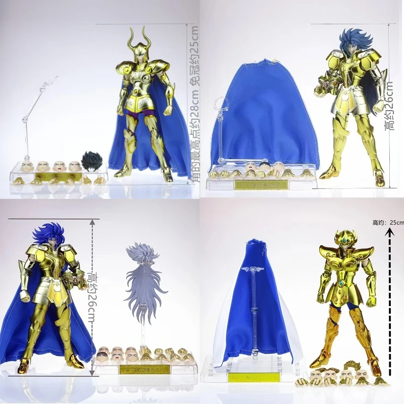 Фото JM.MST Saint Seiya Myth Cloth Capricorn Shura Leo/Lion Aiolia Gemini Saga Kanon Plus 3,0 Золотые рыцари зодиака Фигурка №1