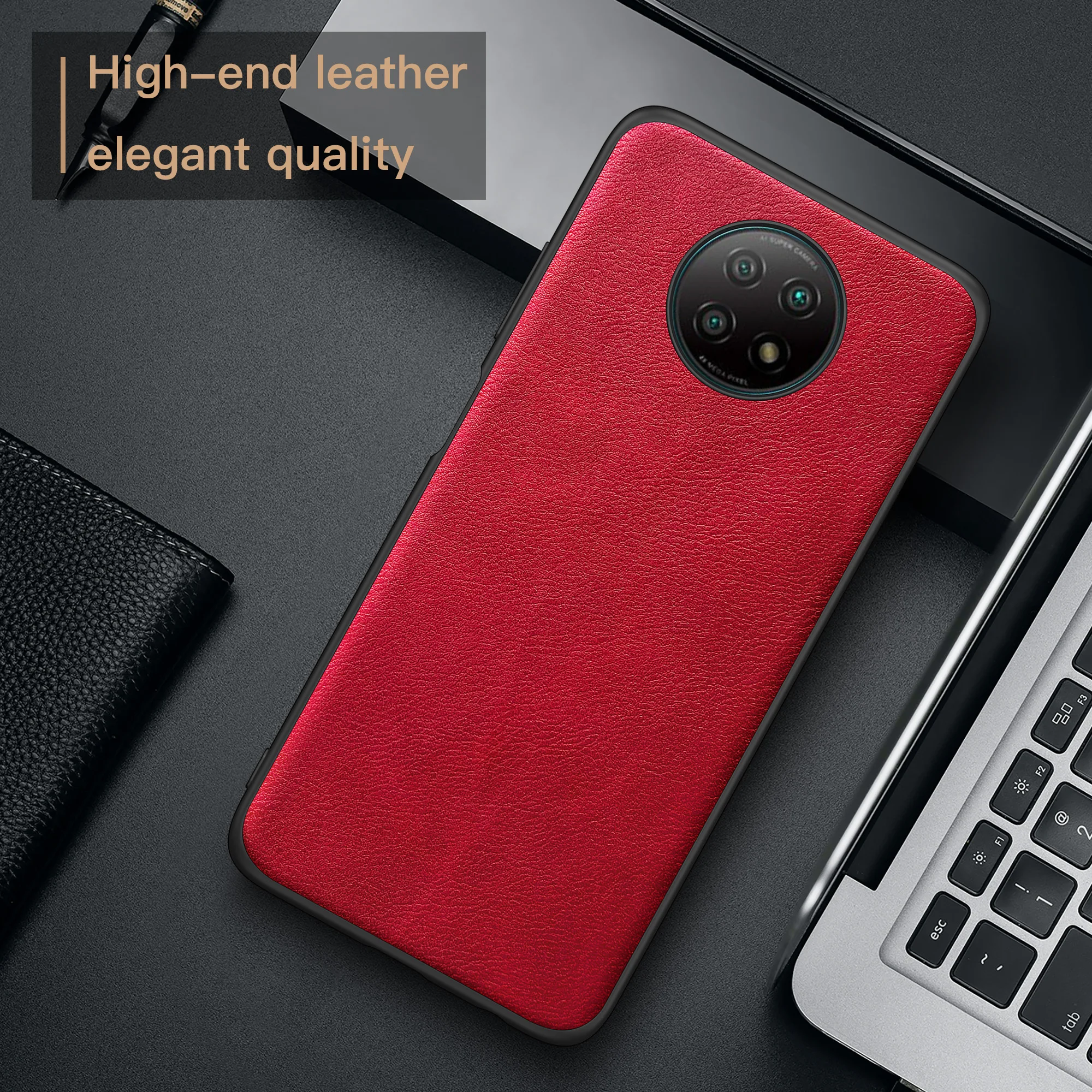 

Xiao Mi Note 9 5G Case Luxury Vintage Leather Skin With Phone Cover For