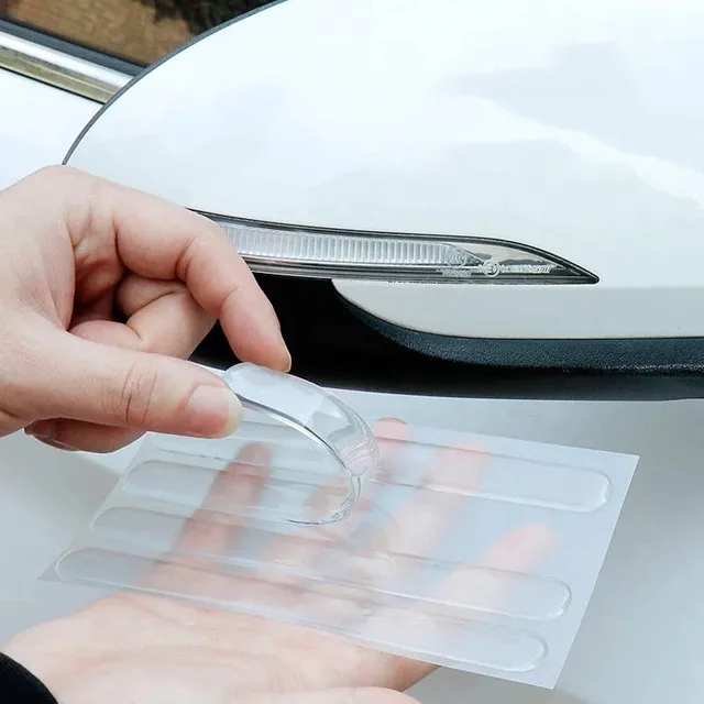

Side Mirror Protector 4 PCs Elastic Silicone Protection Tape