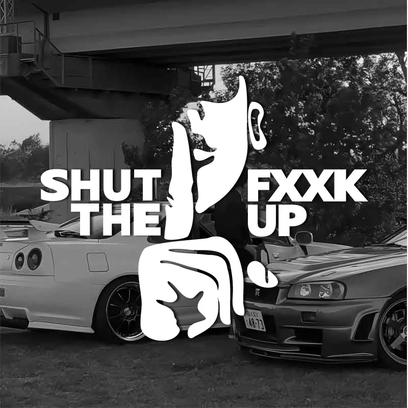 Наклейки SHUT THE FXXK UP креативная и забавная наклейка для сейфа высококачественная