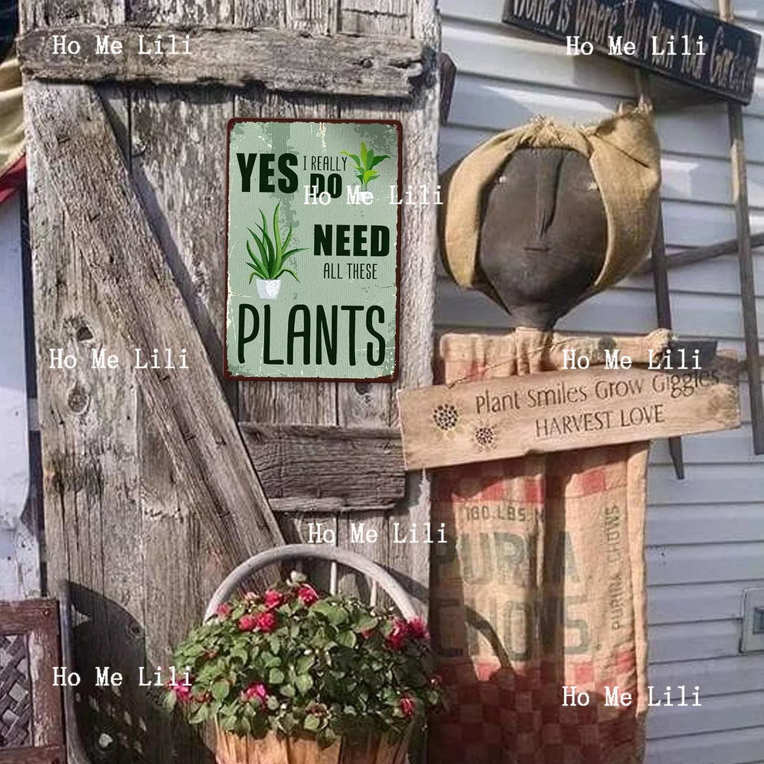 Логотип сада в стиле ретро да мне действительно нужны все эти растения для