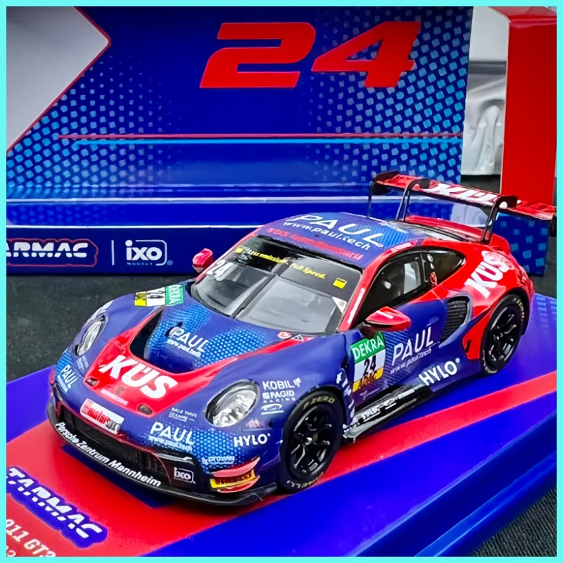 Фото Горячая новинка! В наличии TW 1:64 Scale 911 R # Масштабная модель автомобиля 24 DTM 2023 из литого сплава, коллекционный декоративный предмет, игрушечная машинка №1