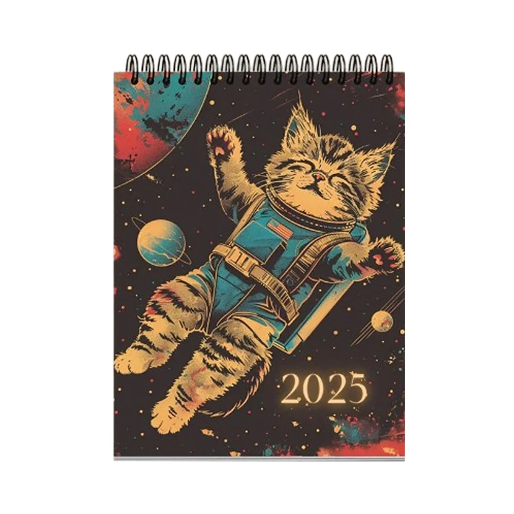 Милые кошки календарь на 2025 год забавный с кошками настенный ежемесячный