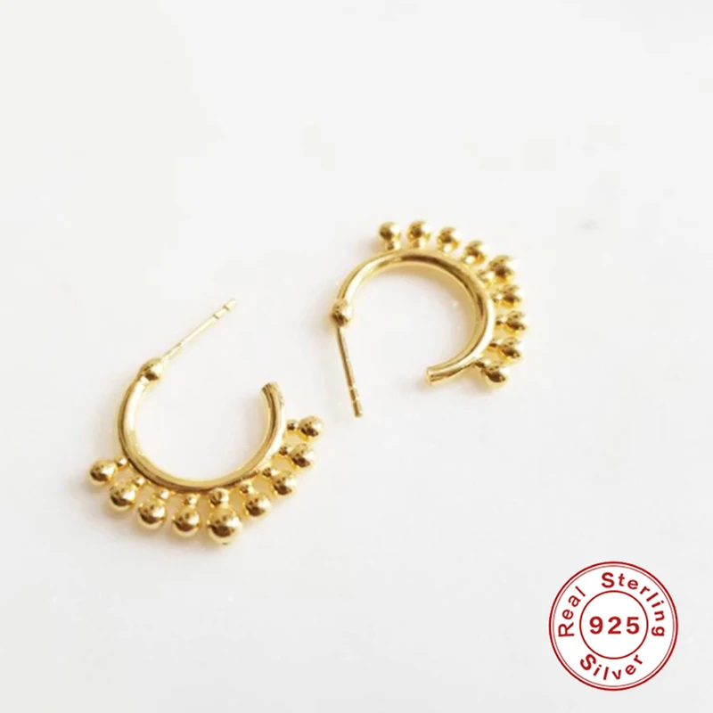 

Серьги-кольца женские из серебра пробы
