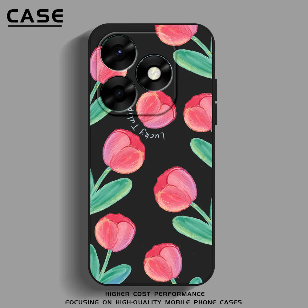 Телефонные аксессуары для Itel S23 Plus A60 A70 A60s P55 чехол itel itelA60S itelA70 + мягкие