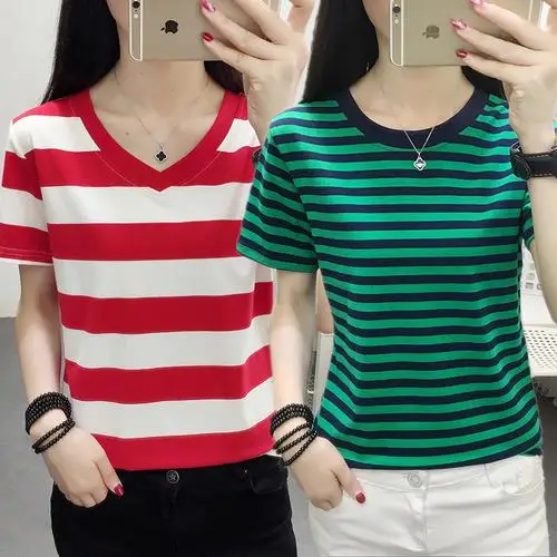 

Garment 2022 lvory Short Sleeve Red Shirt Women