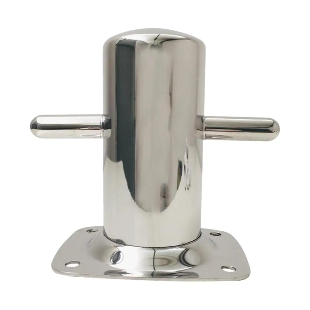 

Stainless Steel Boat Single Cross Bollard W/Base for Yacht Marine Kayaking