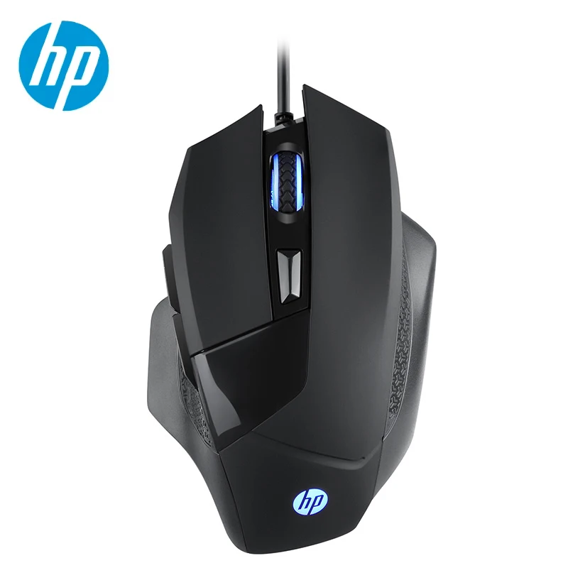 

HP G200 Wired Optical USB Gaming Mouse 4000 DPI 6-Button Electronic Sports Mice - White/Black