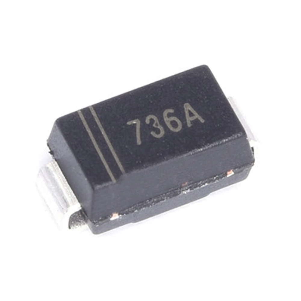 

20 PCS Zener diode 6.8V ±5%1W SMA(DO-214AC) 1SMA4736A