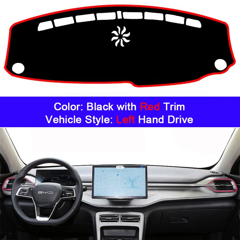 

Для BYD KING/Destroyer 05 2022 2023 2024 2025 силиконовый нескользящий чехол для приборной панели автомобильные аксессуары коврик для приборной панели ковер солнцезащитный козырек