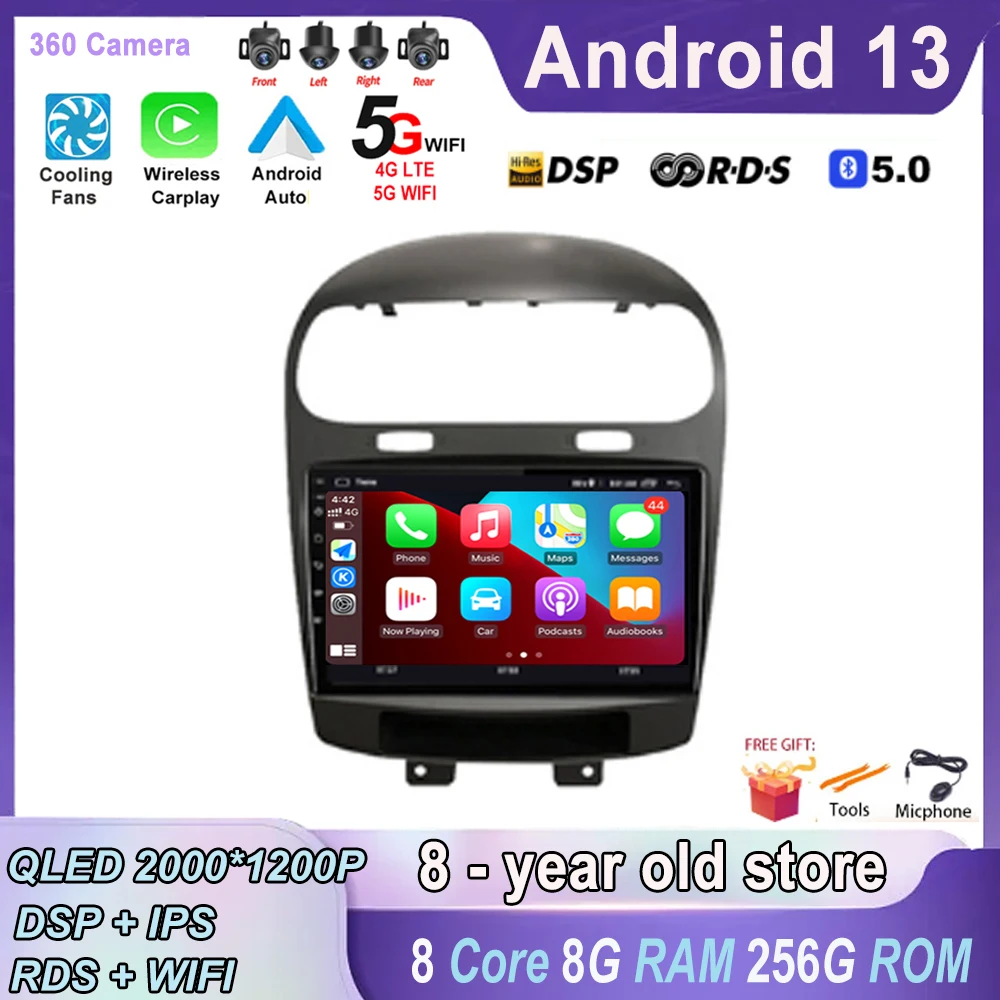 

Автомобильный радиоприемник для Subaru Forester SG 2002-2008 Android 13 стерео Мультимедийный плеер радио автостерео Carplay DSP GPS QLED экран