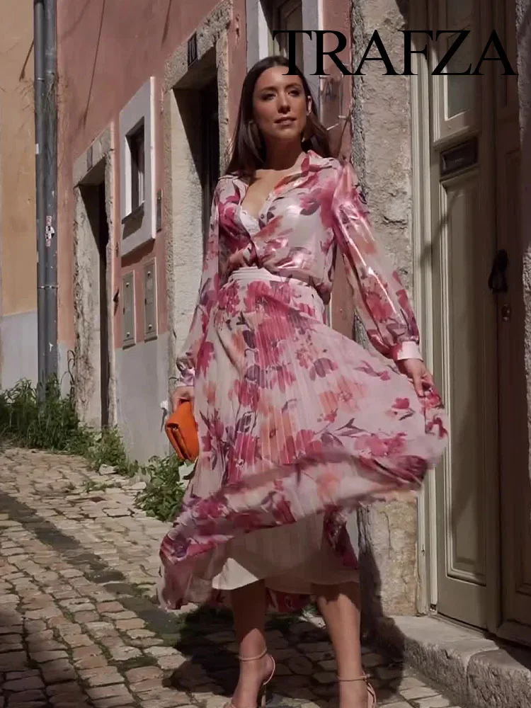 Рубашка женская трапециевидная с принтом на пуговицах коротким рукавом