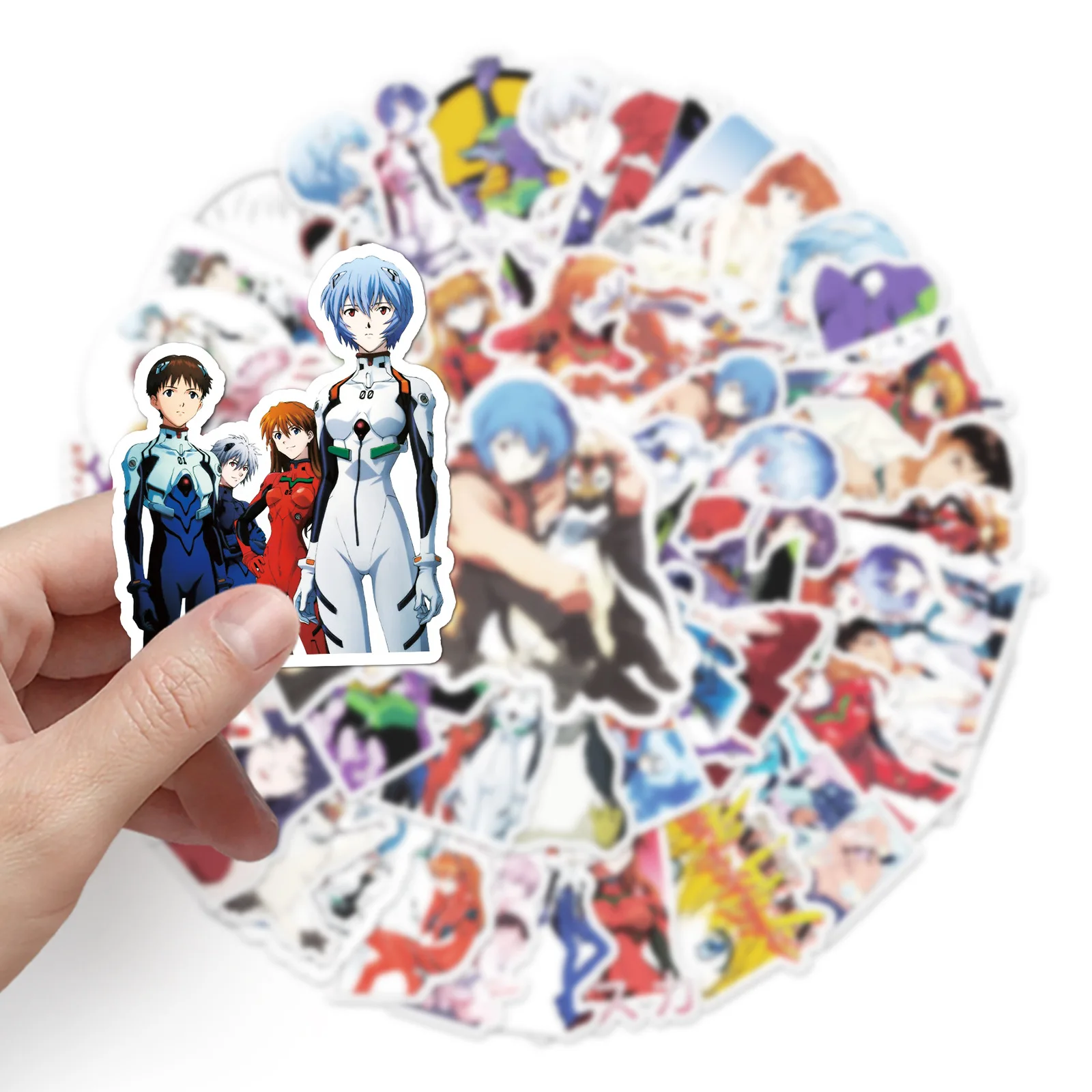 50 шт. аниме-наклейки для ноутбука