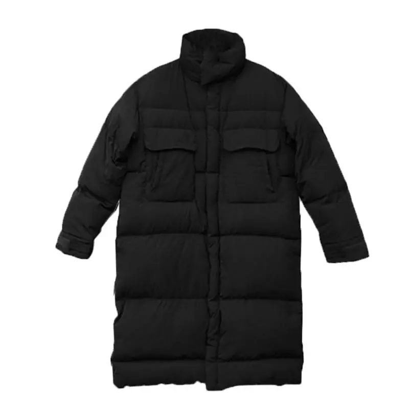 Winter Jacket Men Warm Fashion 4 Colors Casual Oversize Long Coat Men Korean Loose Thick Down Jacket Mens Overcoat M-3XL