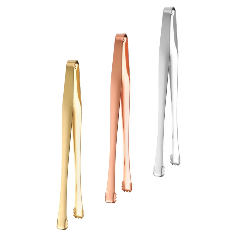 

Tongs Ice Serving Clip Cube Tongsugar Bread Salad Mini Kitchen Clips Small Stainless Tea Bbq Appetizerssteel Coffee Cooking