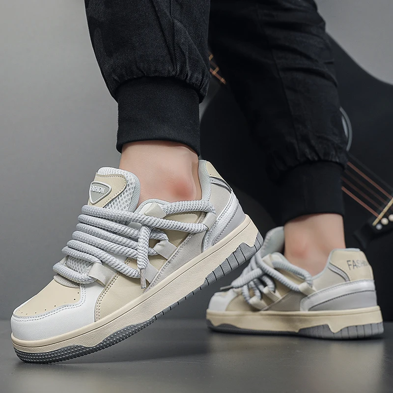 Новая мужская повседневная удобная спортивная обувь большого размера