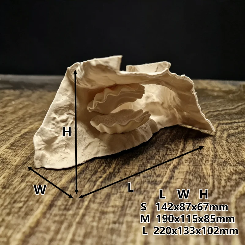 Скрытая пещера для аквариумных рыбок, 3D-печать, укрытие для мелких рыб, креветок, раков, пещера для размножения и вылупления, декор для аквариума (art.: 3920da0bd97a3) - 3920da0bd97a3