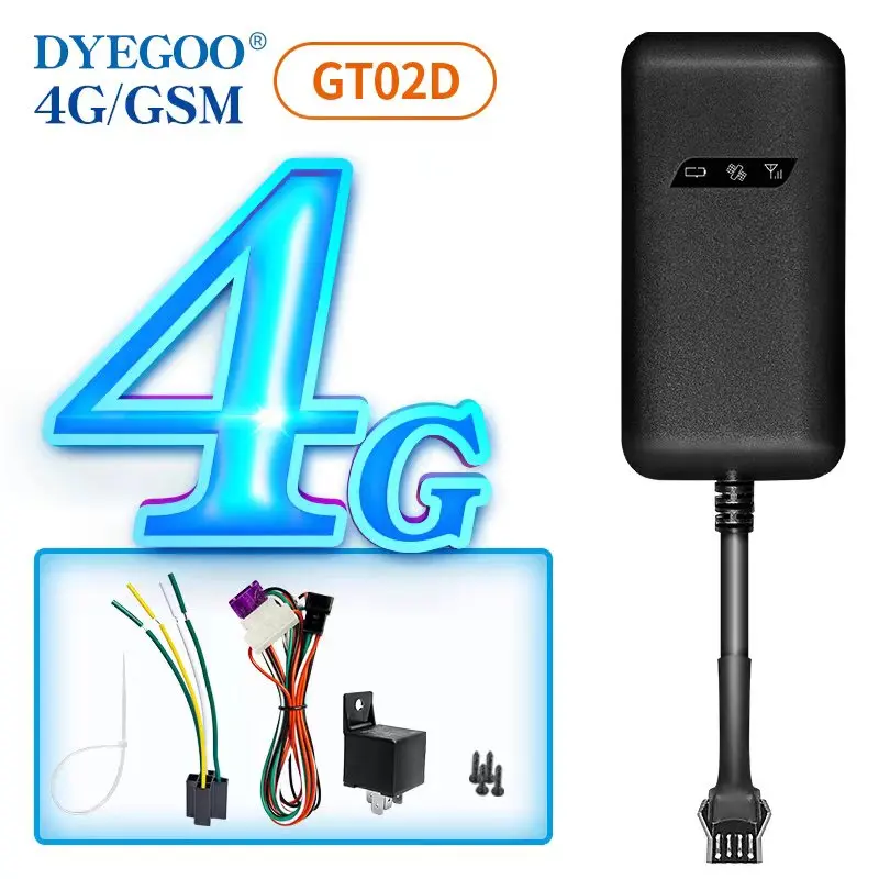 4G GPS-трекер GT02D с поддержкой двойных серверов для автомобильного GPS-трекинга