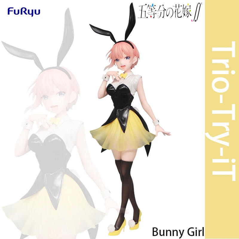 

FURYU Trio-Try-iT Figure The Quintessential Quintuplets Nakano Ichika Bunny Girl Ver. PVC 23CM Anime Action Figures Model Toy