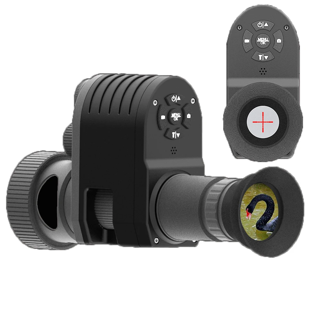 Scope 4x Digital Zoom Monoculars Telescope Add On Attachment For Hunting Video Recording