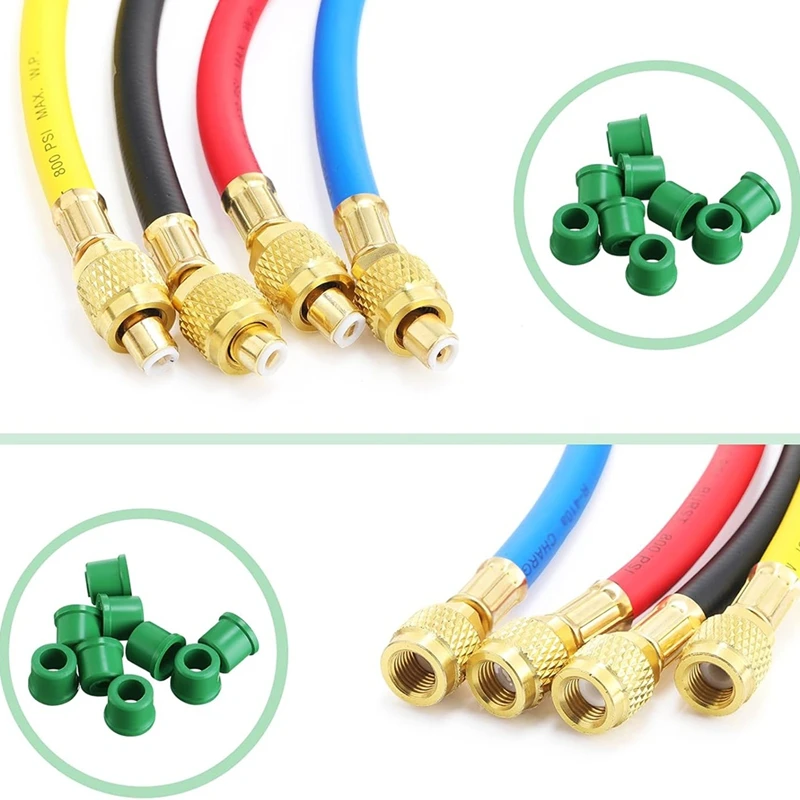 36 шт. R134a 1/4 дюйма комплект прокладок для зарядного шланга аксессуары сердечника