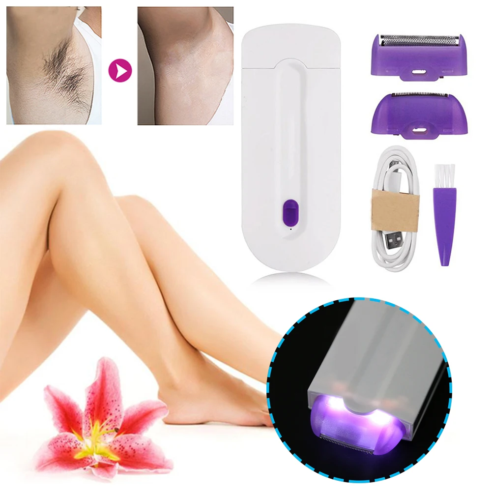 

Женский Электрический эпилятор, профессиональное безопасное устройство для удаления волос, аккумуляторная депиляция, триммер для бритья для всего тела