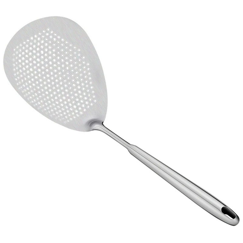 

Толстая нержавеющая сталь, большая сливная кухонная ложка для перца, горячий горшок, дуршлаг, фильтр, ложка, осадка для остатка масла