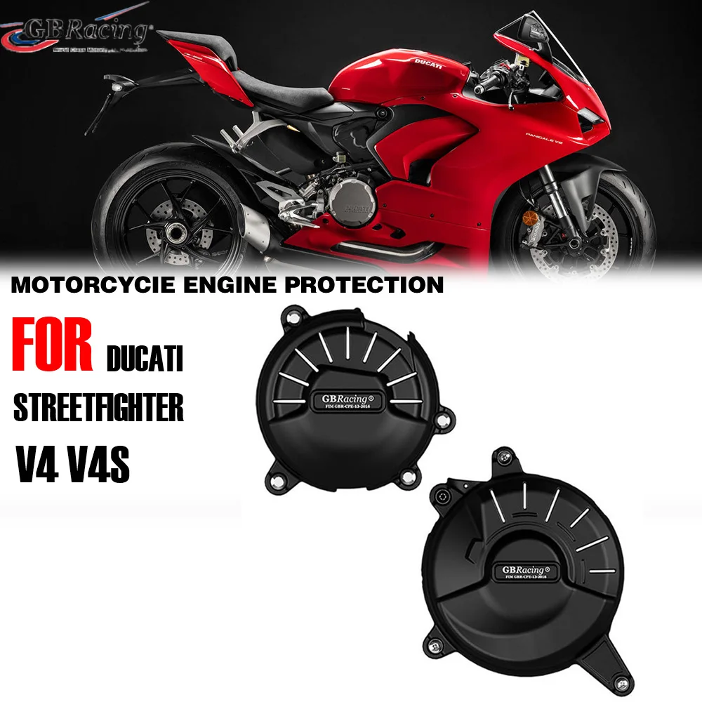 

Engine Guard Cover Protector For GB Racing Protector For Ducati Streetfighter V4 V4S 2019 2020 2021 2022 Motorcycle Engine Case