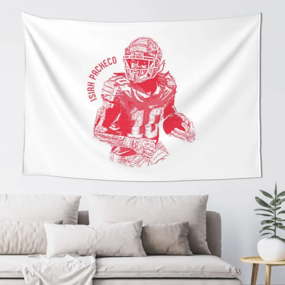 Isiah Pacheco Гобелен Настенный Для Домашнего Украшения