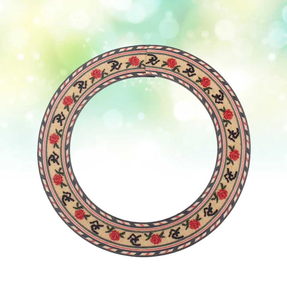 

Гитарная розетка аксессуары для звуковых отверстий звуковые отверстия наклейка акустическая круглая деревянная наклейка