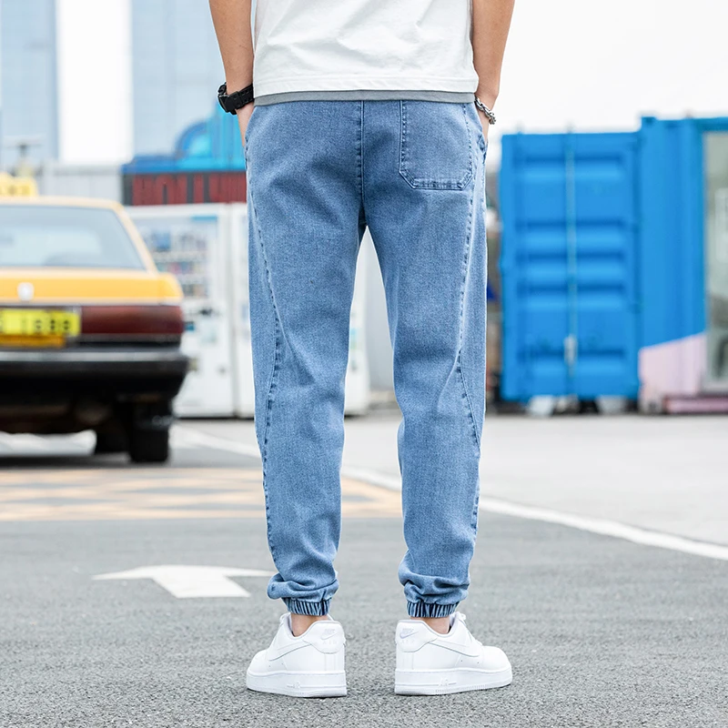 New Product Jeans Men's Loose Autumn Men's Stretch Casual Overalls Trendy Brand Harlan Trousers Long Pants for Men