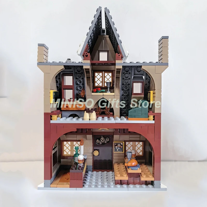 MINISO Disney Hogsmeade Bricks игра образовательный набор строительных блоков сделай сам