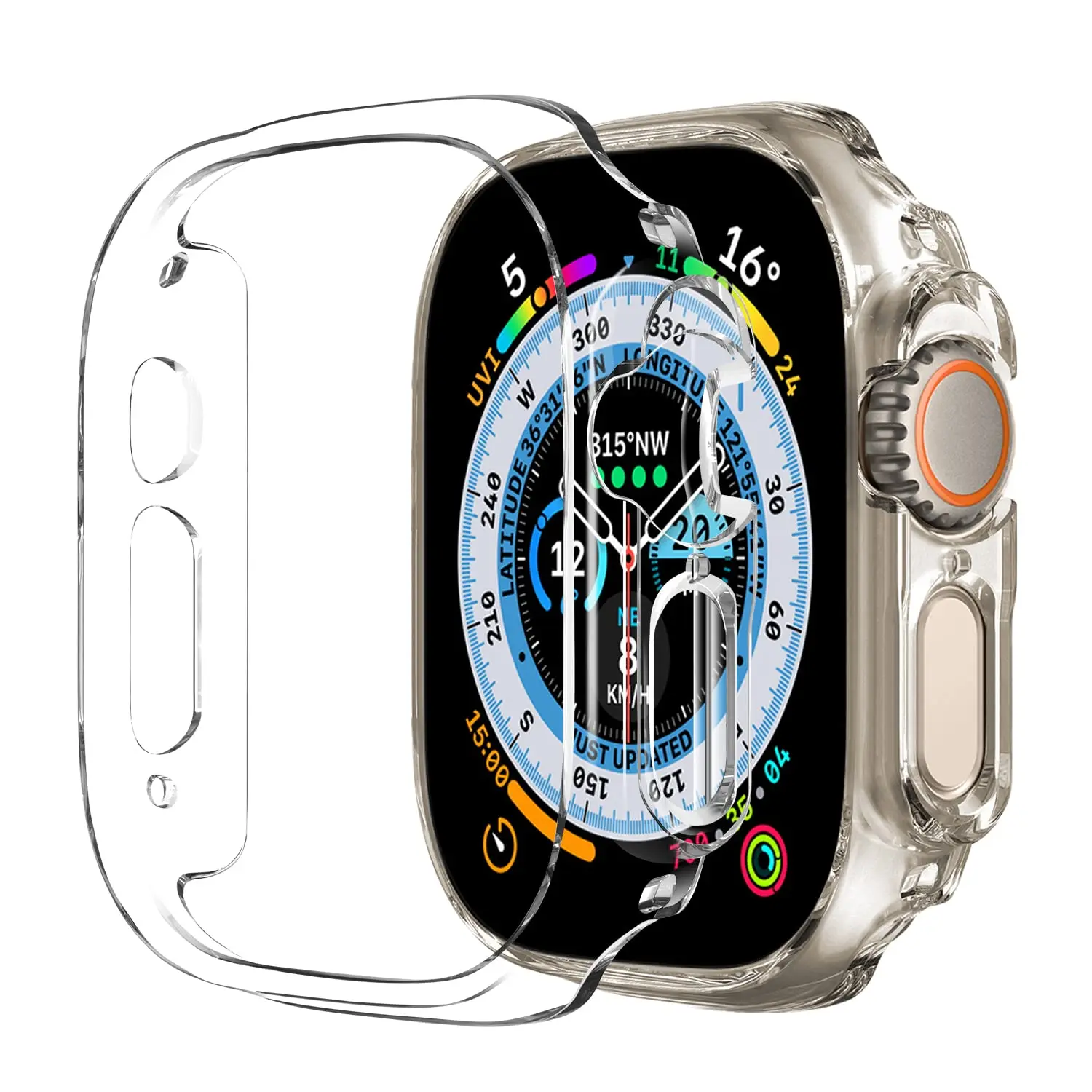 

Мягкий противоударный чехол для часов iWatch 49 мм с защитой от царапин