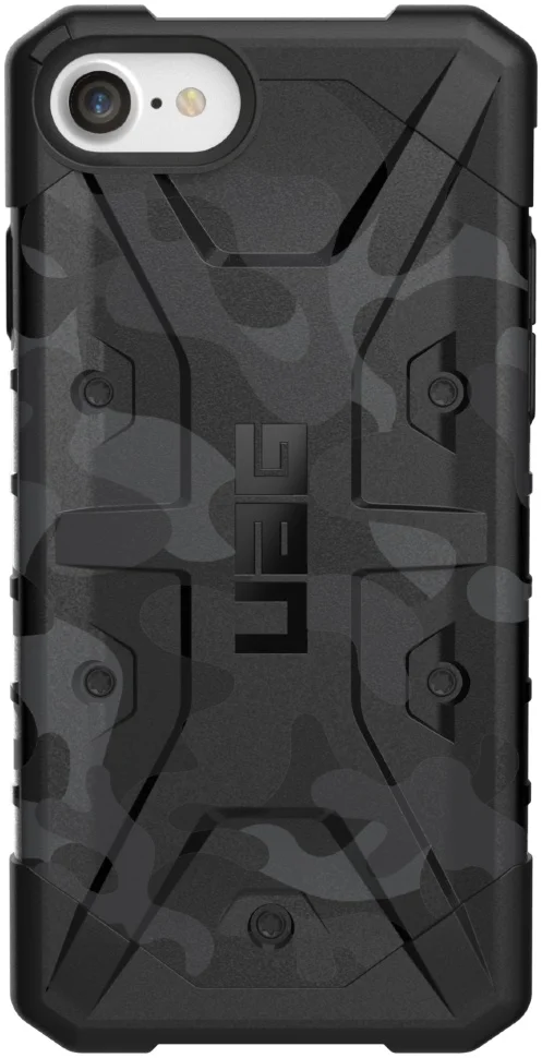 Чехол Urban Armor Gear (UAG) Pathfinder SE Camo Series для iPhone 2020/8/7 цвет Темно-серый камуфляж (Midnight Camo) |