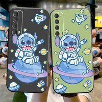 disney stitch cute phone case for huawei p smart z 2019 2021 p20 p20 lite pro p30 lite pro p40 p40 lite 5g back carcasa
