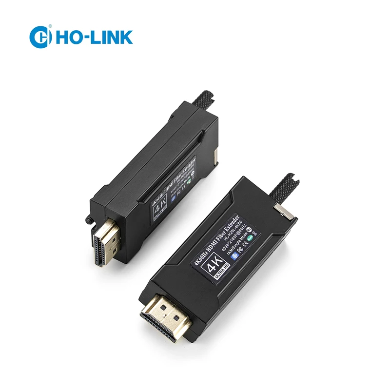 HO-LINK 4K @ 60 Гц HDMI видео оптоволоконный удлинитель 1 км