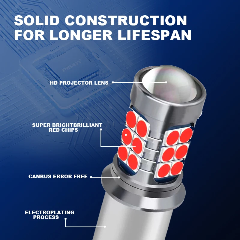 Лампы стоп-сигналов для Toyota Hilux Vigo Pickup N1 N2 N3 Mk7 Mk8 MR2 MK3 ZZW3 Yaris/Vitz P1 P15 Tacoma 2 шт.