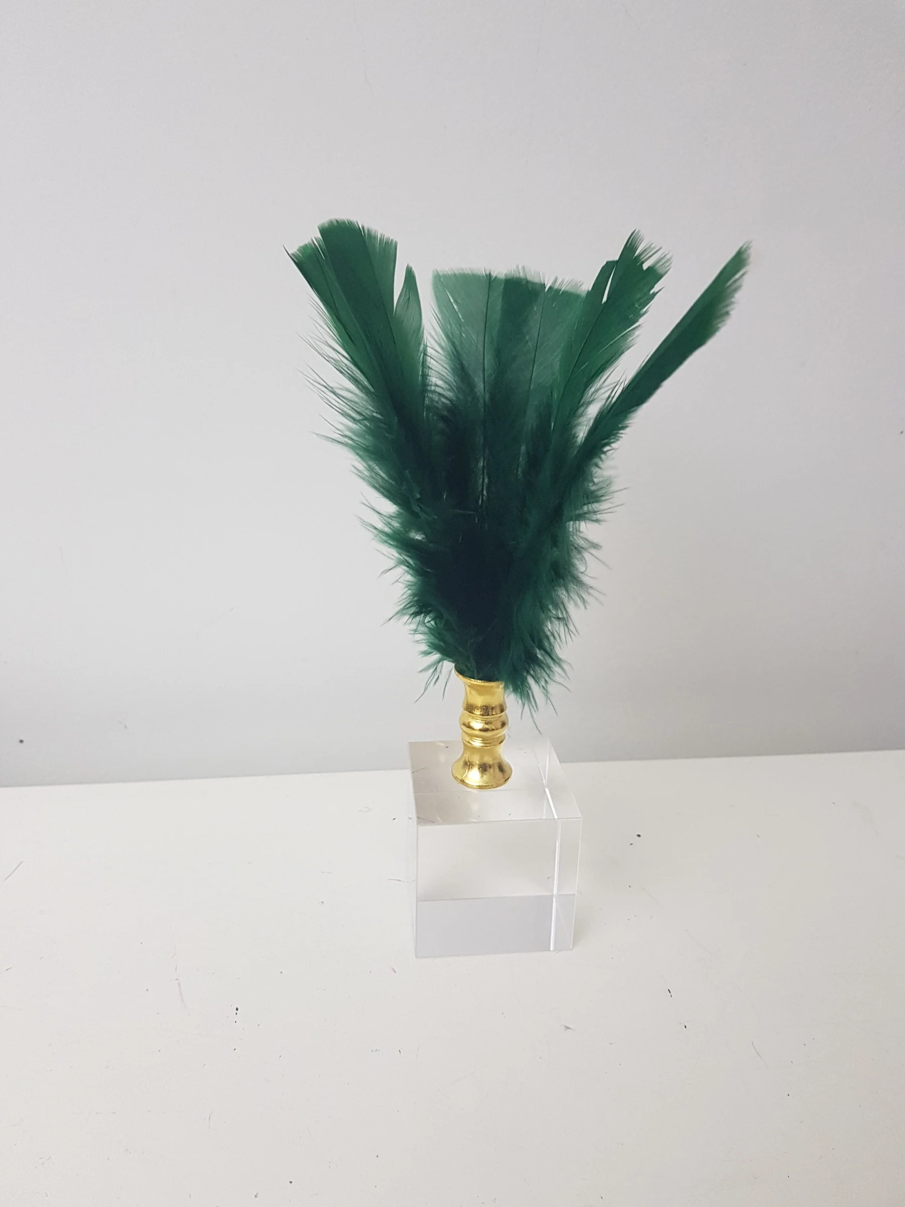 

Украшение для дома ЕС, Золотой Рот, зеленое перо, украшение для дома и офиса