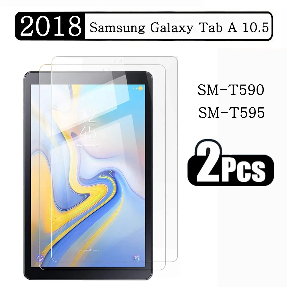 2-packs-tempered-glass-for-samsung-galaxy-tab-a-105-2018-sm-t590-sm-t595-screen-protector-tablet-film