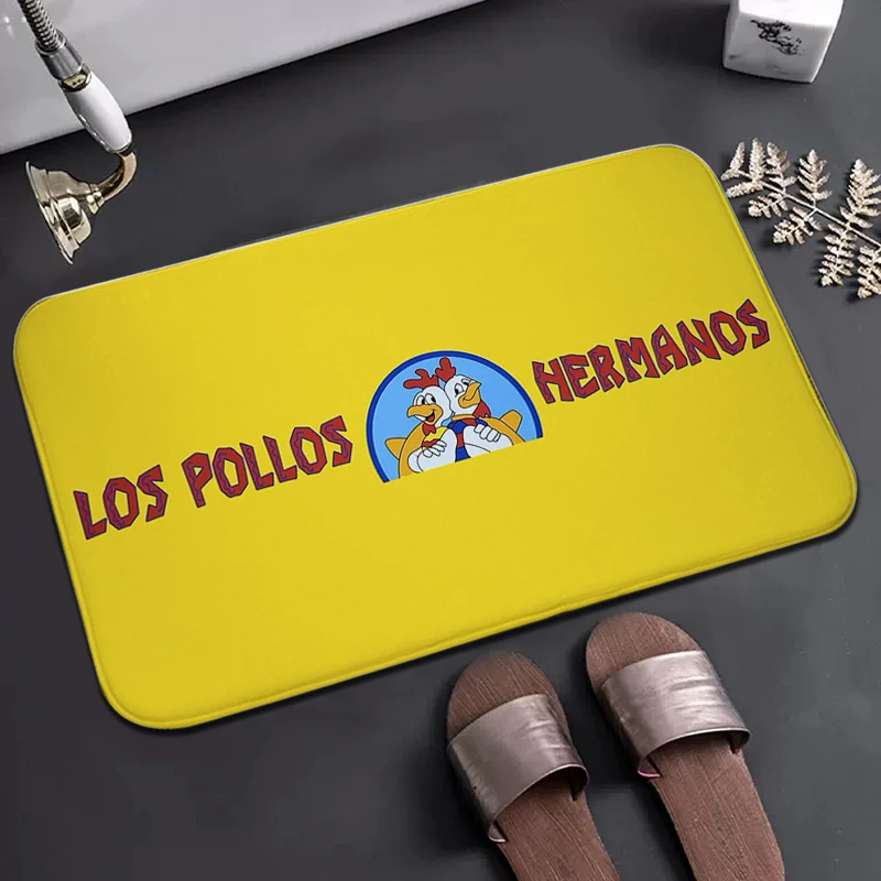 

Los Pollos Hermanos Kitchen Carpet Non-slip Door Mat Balcony Decoration Prayer Rug Home Living Room Rugs Entrance Floor Doormat