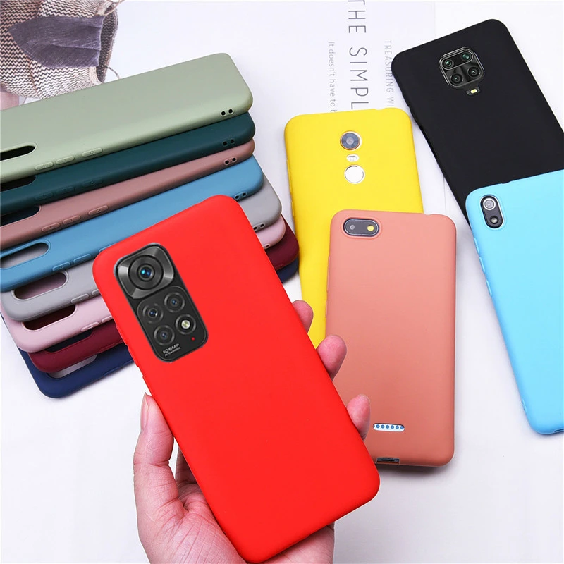 Противоударный силиконовый чехол для Xiaomi Redmi Note 11 11s защитный телефона задняя
