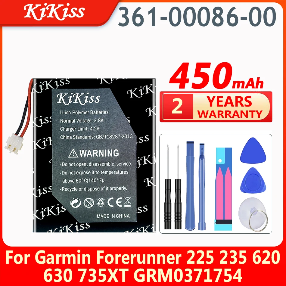 

361-00086-00 GPS спортивные часы аккумулятор для Garmin Forerunner 225, Forerunner 235, Forerunner 630, Forerunner 735XT, GRM0371754