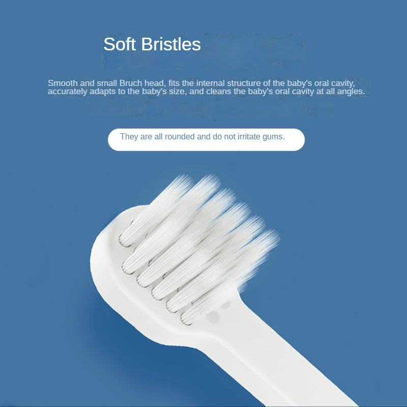 Детская электрическая зубная щетка для детей милая мультяшная с рисунком