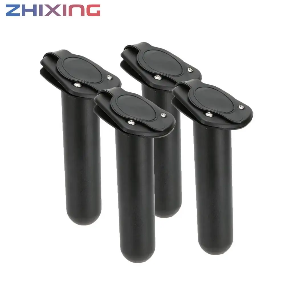 

ZHIXING 2PC /4PC Plastic Recessed Fishing Bracket and Cover, Kayak Canoe Tackle Water Sports Boating Accessories