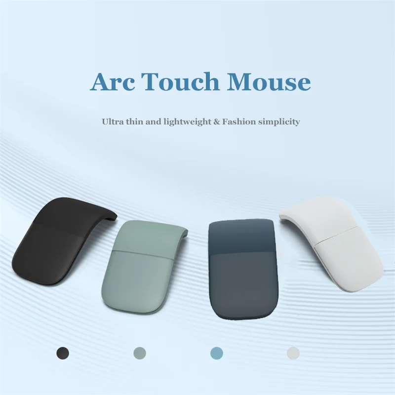 

Bluetooth Arc Touch Mouse For Microsoft Surface Wireless Foldable Ergonomic Computer Mice 3D Mute Laser PC Laptop Desktop Mause