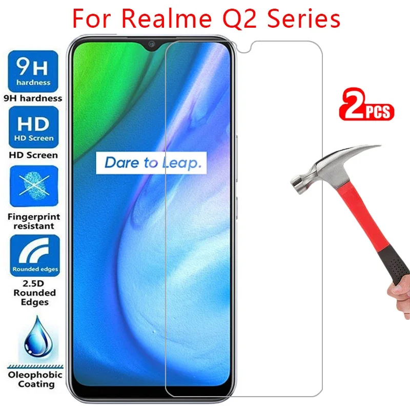 Защитная пленка из закаленного стекла для Realme q2 pro q2i чехол Realmi q 2 i 2i 2q q2pro защитная