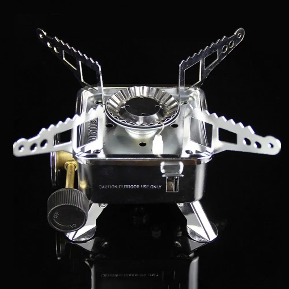 

Mini Portable Outdoor Camping Picnic Folding Windproof Cooking Gas Burner Stove