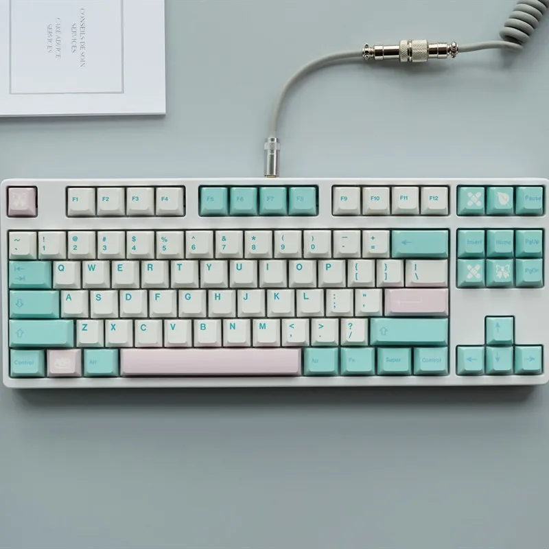 

PBT Thermal sublimation GMK Noel Keycaps Keycap Full Set Cherry Profile Key Caps With ISO Enter 7U