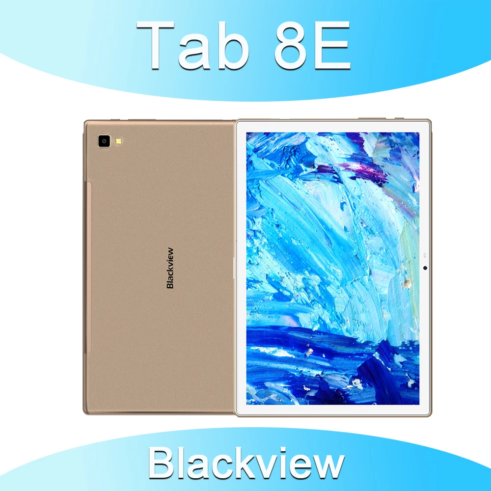 10.1 Inch Blackview Tab 8E Tablet 3GB RAM 32GB ROM Android 11 Octa Core PC 13MP Rear Camera Dual Speakers 6500mAh Battery